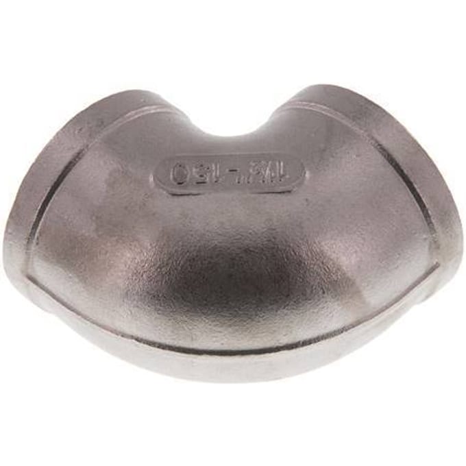 Rp 1 1/2'' RVS L-Fitting 90graden 10 Bar