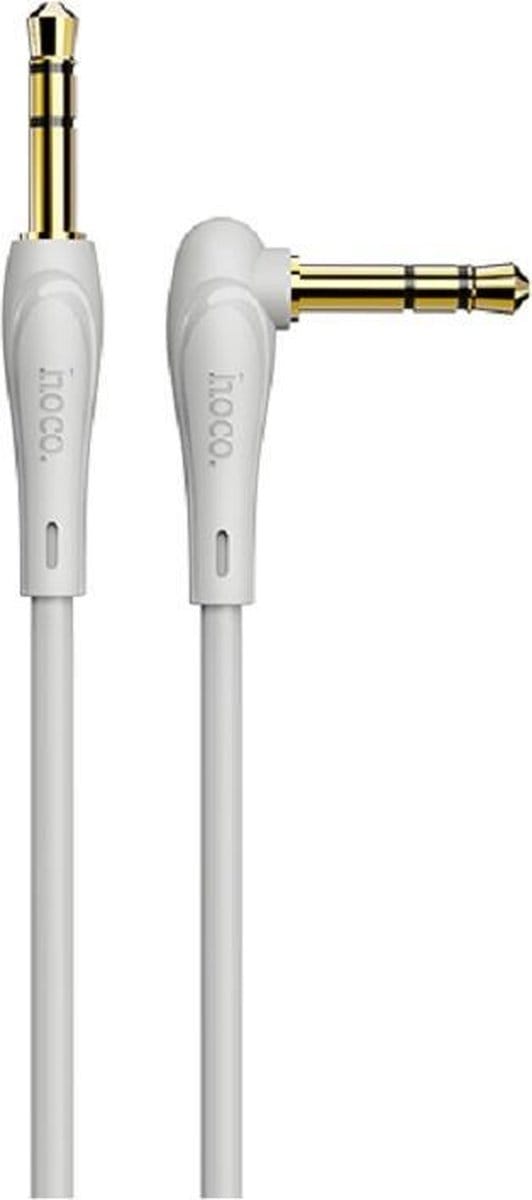 HOCO UPA14 - AUX Audiokabel - 3,5mm naar 3,5mm Jack - 2 meter - Grijs