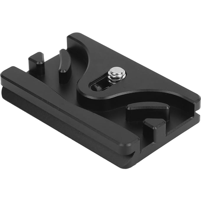 Multifunctionele Legering Bevestigingsplaat Camera Snelontgrendelingsplaat Wikkelklem Clip Zwart black