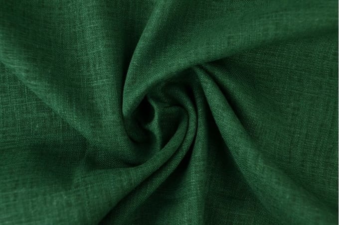 Linnen viscose stof - Donkergroen - 1 meter - Per meter - 150cm breed