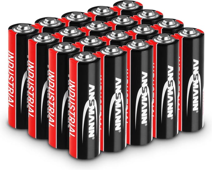 Ansmann alkaline batterijen - 20 x Mignon AA LR6 1,5 V