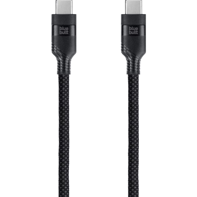 BlueBuilt Usb C Kabel 240W 2m Nylon Zwart