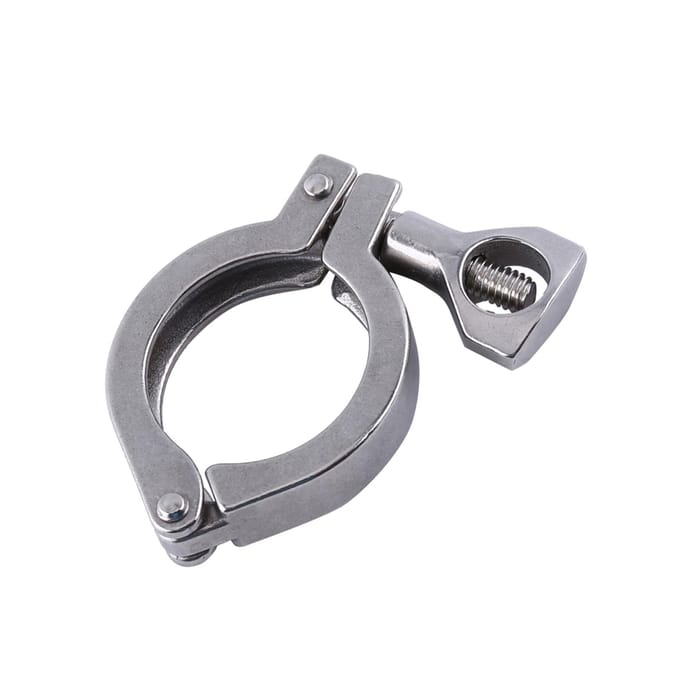 Zware 1.5   Tri Clamp Klaver RVS (Tri Clamp Ferrule 50.5MM ) gray