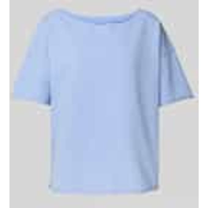 T-shirt met boothals