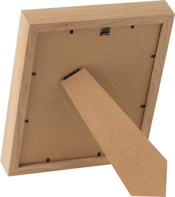 J-Line fotolijst Diepte - hout - naturel - 2 stuks