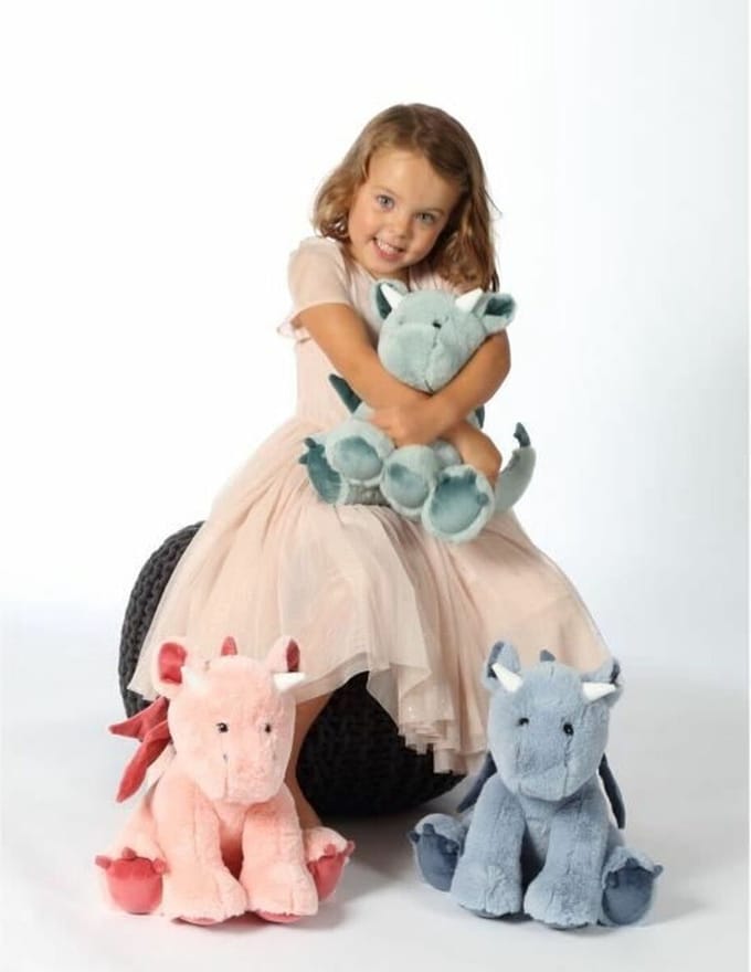 Knuffel Gipsy Draak Roze