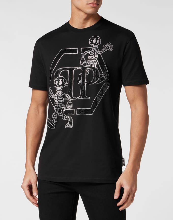 T-Shirt Ronde Hals Skeleton