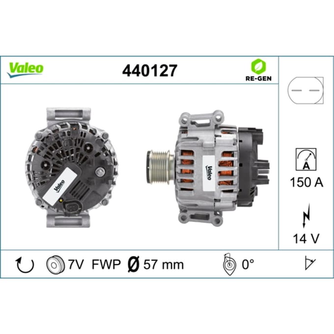 Driefasige generator VALEO 440127