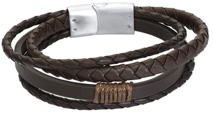iXXXi Men Leren Armband Seph Bruin