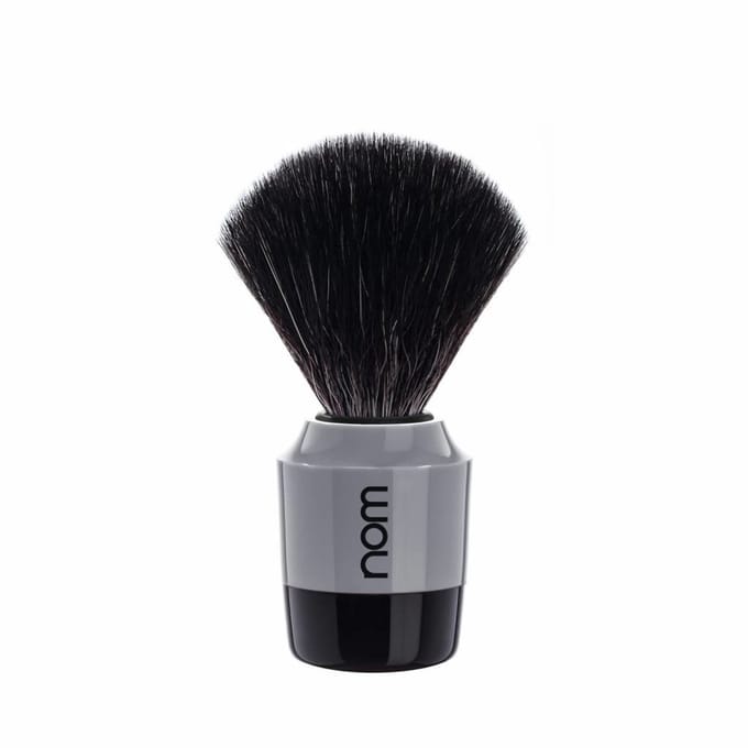 Nom -Scheerkwast -MARTEN21GR -Black Fibre® -Grijs/Zwart