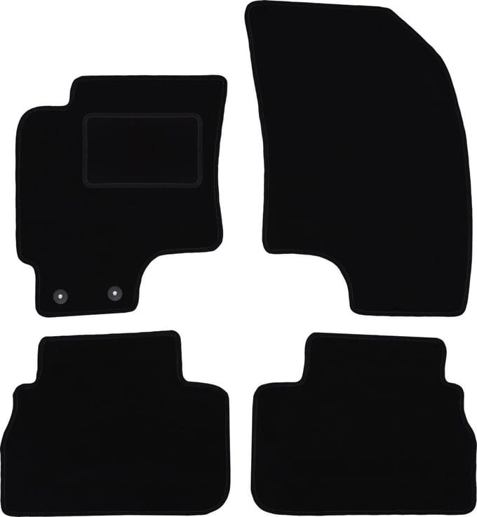 Zwarte veloursmatten voor: Daewoo Magnus sedan (2006-2012)