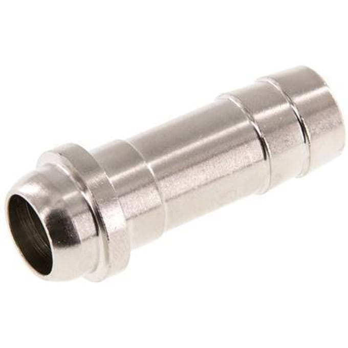 13 mm vernikkeld Messing Slangpilaar zonder Wartelmoer (G1/2'') 19.5mm [2 Stuks]