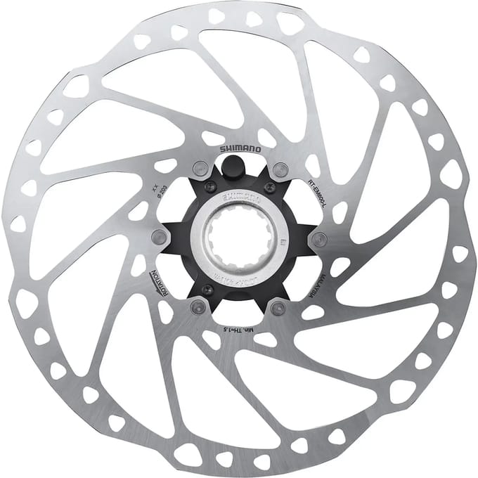 Shimano Remschijf Steps Rt-em600 203 Mm Center-lock Rvs Zilver