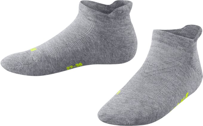 FALKE Cool Kick lichte padding functioneel materiaal Korte sokken kinderen grijs - maat 35-38
