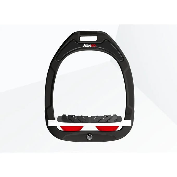 Ultra Grip Verstelbare stijgbeugels Groen/Wit/Rood Flex-On Green Composite