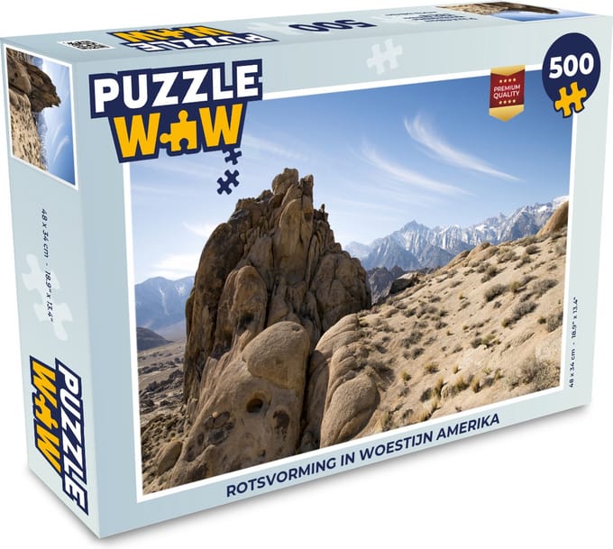 Puzzel Rotsvorming in woestijn Amerika - Legpuzzel - Puzzel 500 stukjes