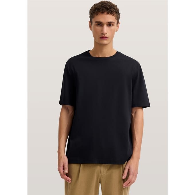 Bugatti Herren T-shirt elegant met ronde hals