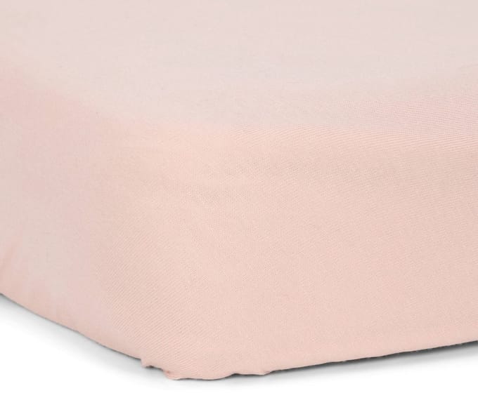 Ledikant hoeslaken – Roze – Essentials