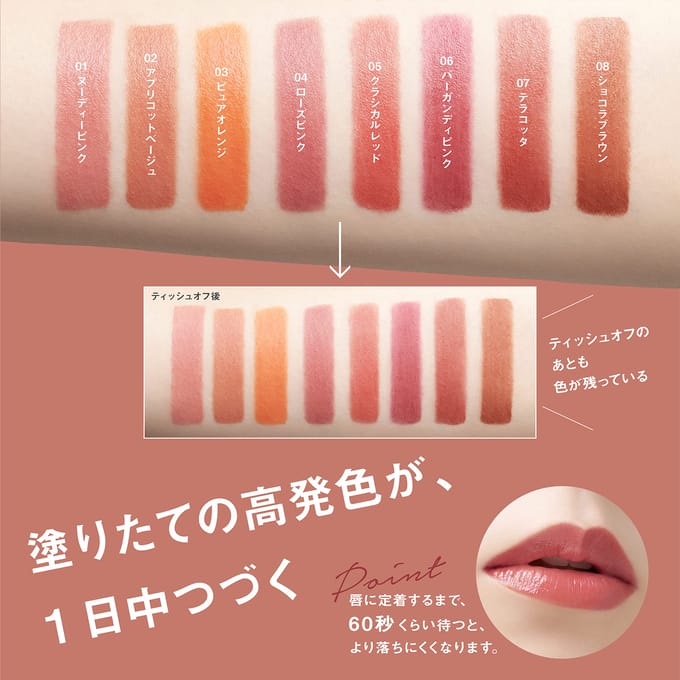 Kose - Fasio Hitonuri Rouge 05 Classical Red
