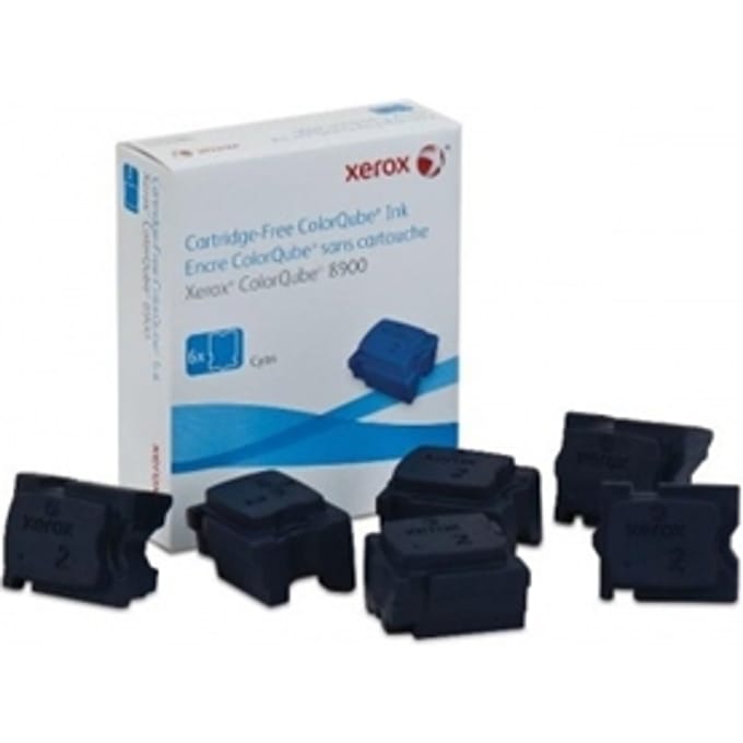 XER108R01022 solid inkt cyaan 6 stuks (origineel)