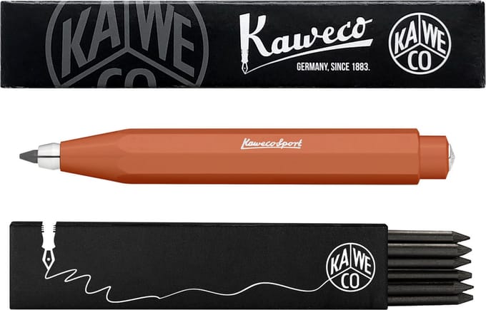 Kaweco - Vulpotlood 3,2 - Skyline Sport - Fox (Roodbruin) - Met doosje vullingen