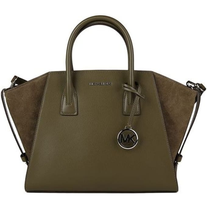 Michael Kors Groene Leren Handtas