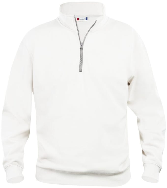 Clique Basic Half Zip 021033 - Wit - 4XL