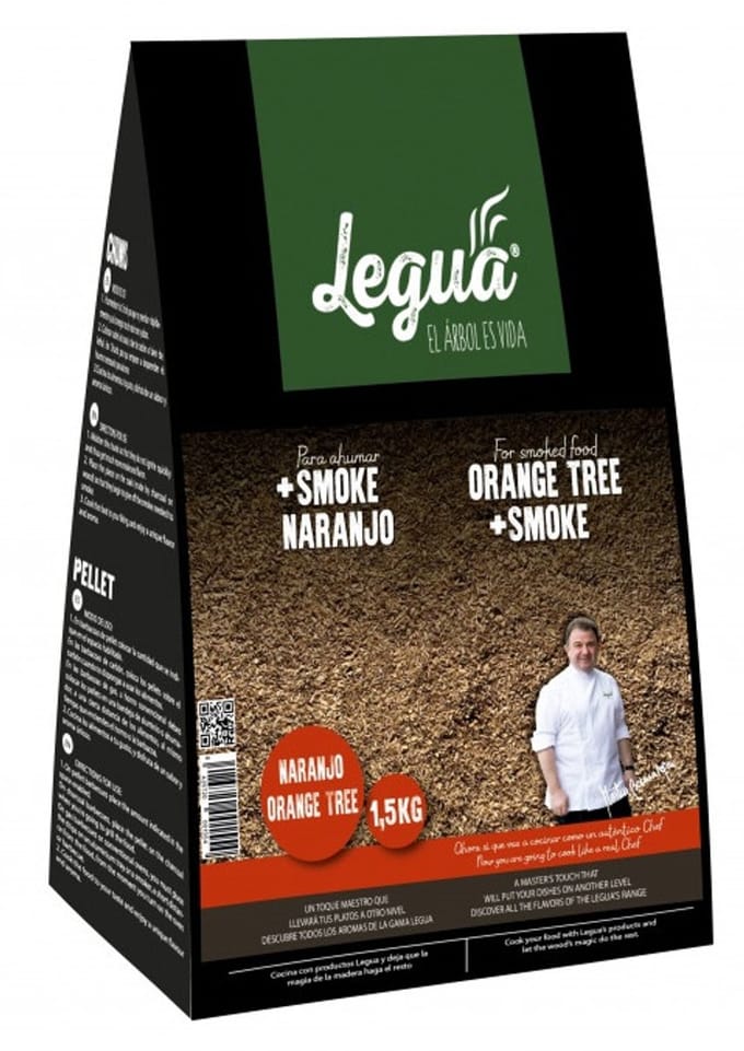 Legua Rookmot +Smoke Sinaasappel zak 1,5kg