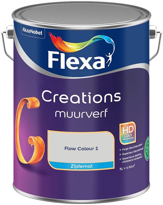 Flexa - Creations Muurverf Zijdemat - Flow Colour 1 - Mengverf - 5 L