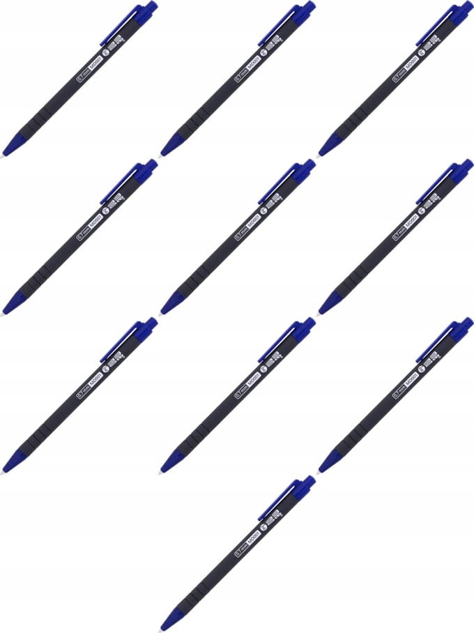 MemoBe Vier Lijnen Blauwe Gelpen 0,7 mm - Set van 10