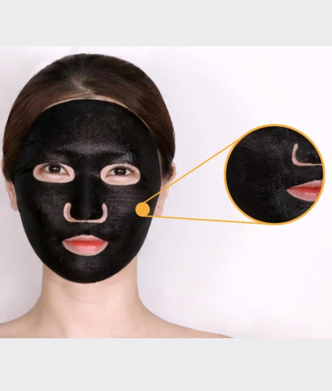 PAPA RECEPT Bombee Black Honey Maskerblad 10ST beige