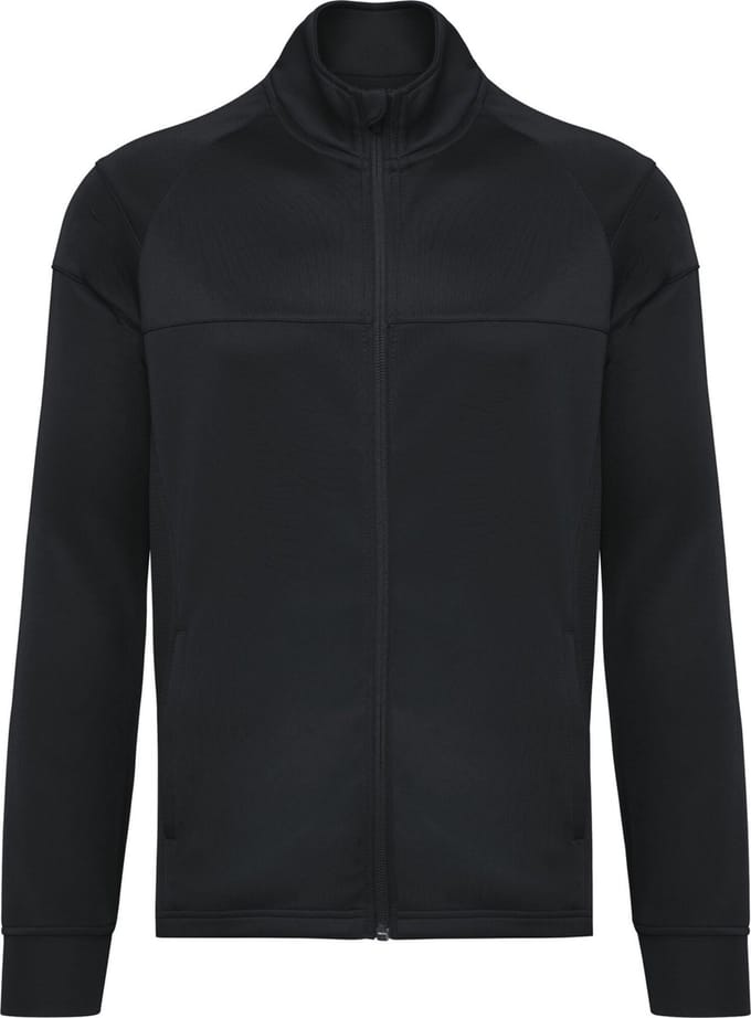 PROACT® Uniseks Premium Gerecyclede Trainingsjas PA392 - Black - M