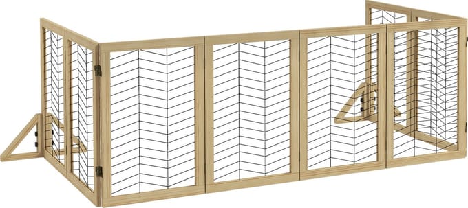 PawHut Hundetürgitter mit 8 Elementen D06-194V01
