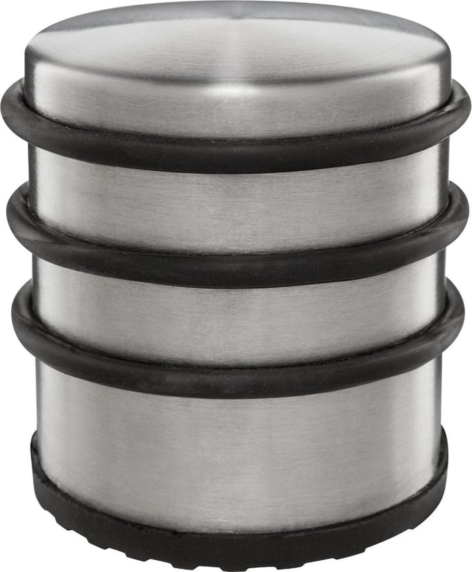 Protect-it Deurstopper/deurbuffer - 1x - D70 x H65mm - 1,15kg - RVS - premium - zonder montage