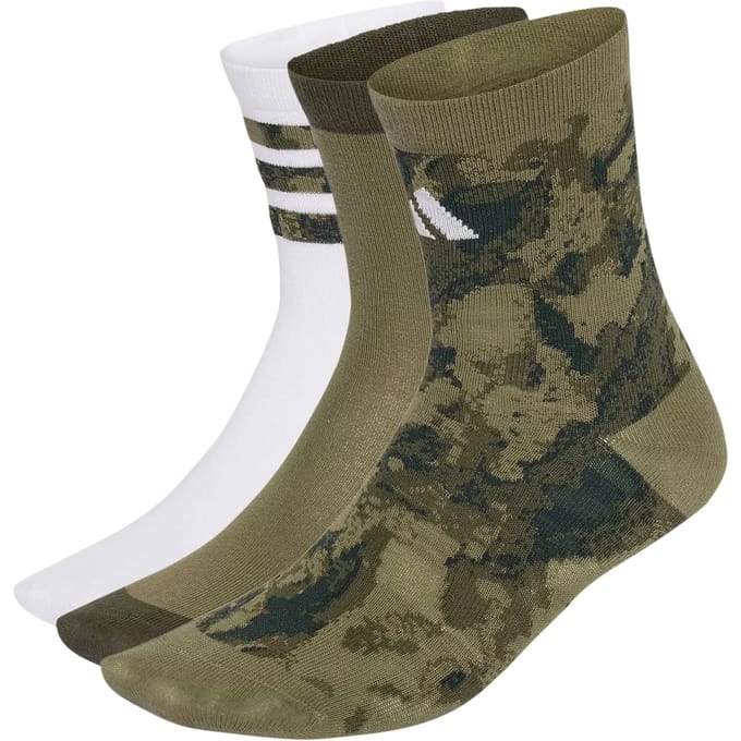 Adidas Camo Graphic kinder sokken groen - Maat 28/30