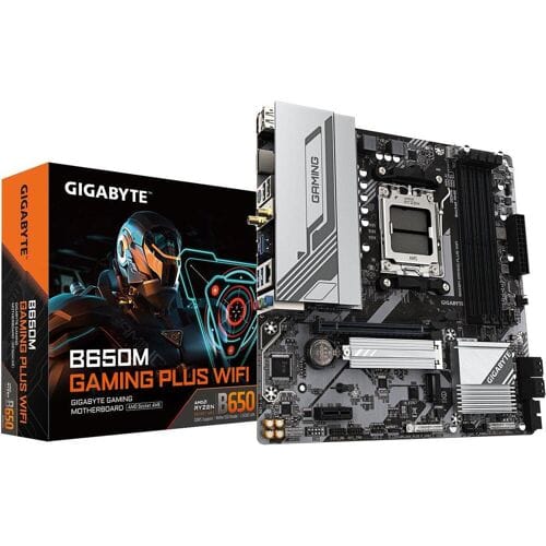 Gigabyte B650M GAMING PLUS WIFI - Moederbord Micro-ATX - Socket AM5 - AMD B650 - Realtek High Definition Audio - Ethernet 2.5Gbps - zwart