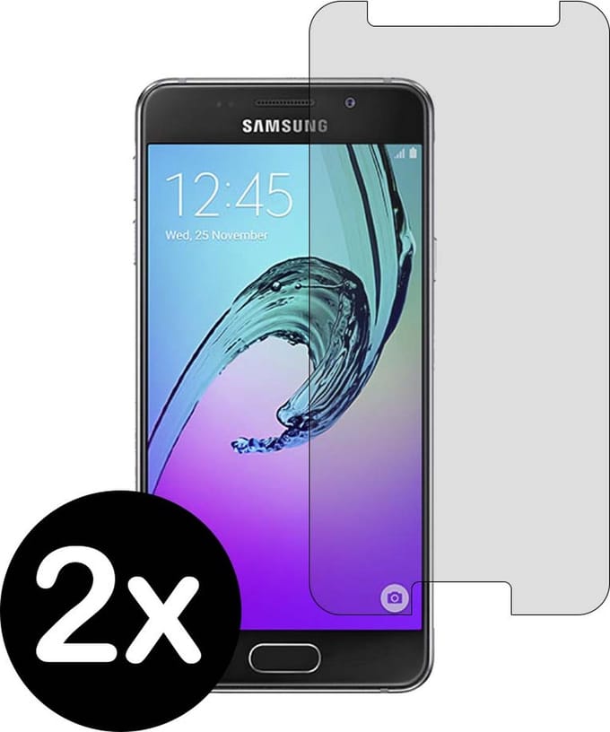 Smartphonica Screenprotector voor Samsung Galaxy A5 2016 van glas - 2 stuks geschikt voor Samsung Galaxy A5 (2016)