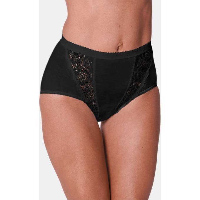 Tailleslip, set van 4 - zwart - Gr. 40 van Goldner Fashion