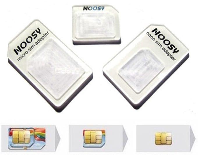 SIM adapter set - 3 stuks + Ejector pin / Nano Sim en Micro Sim