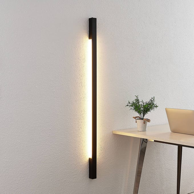 Arcchio Ivano LED wandlamp 130 cm zwart