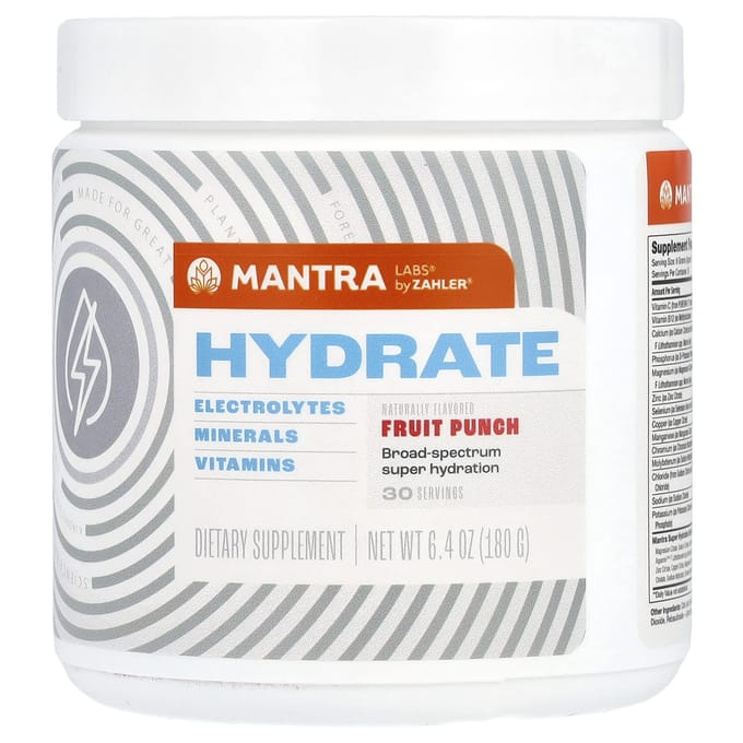 Zahler, Hydraterend, Fruit Punch, 6,4 oz (180 g)