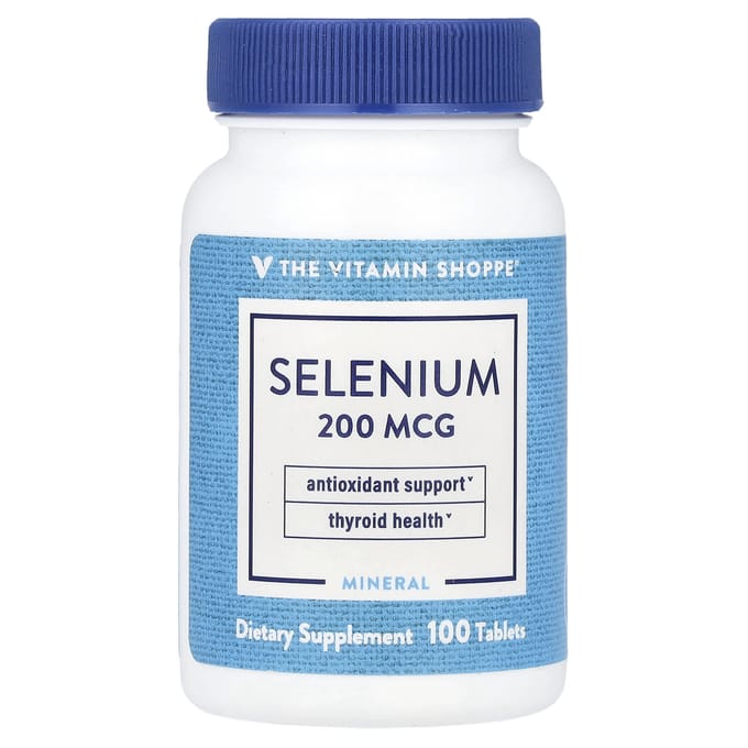 The Vitamin Shoppe, Sélénium, 200 mcg, 100 comprimés