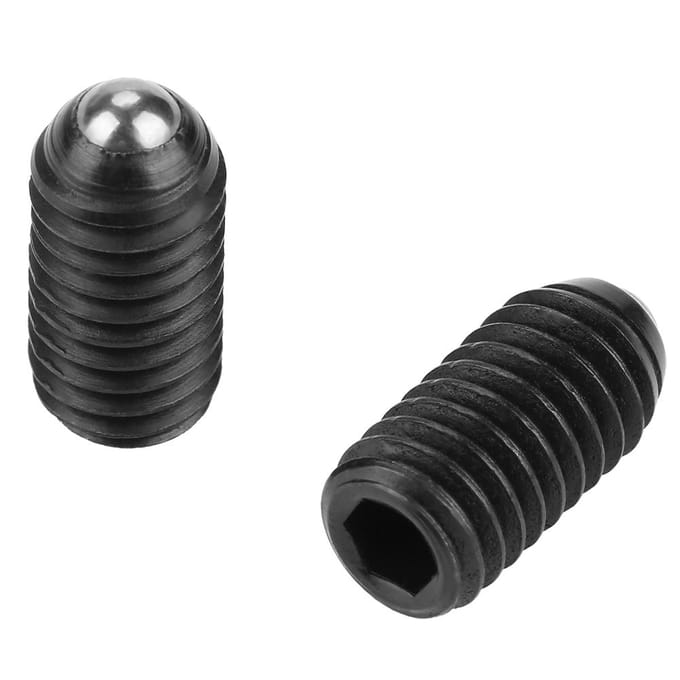 10 stuks M6 Schroefdraad Zeskant Dop Koolstofstaal Balveer Drukpennen Set (M6*16)