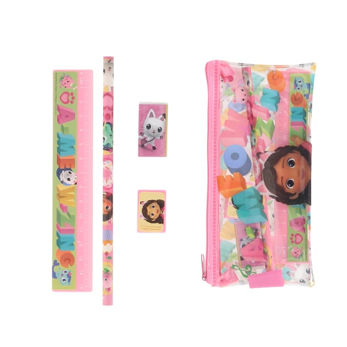 Euromic GABBY'S DOLLHOUSE Stationery case in PVC case