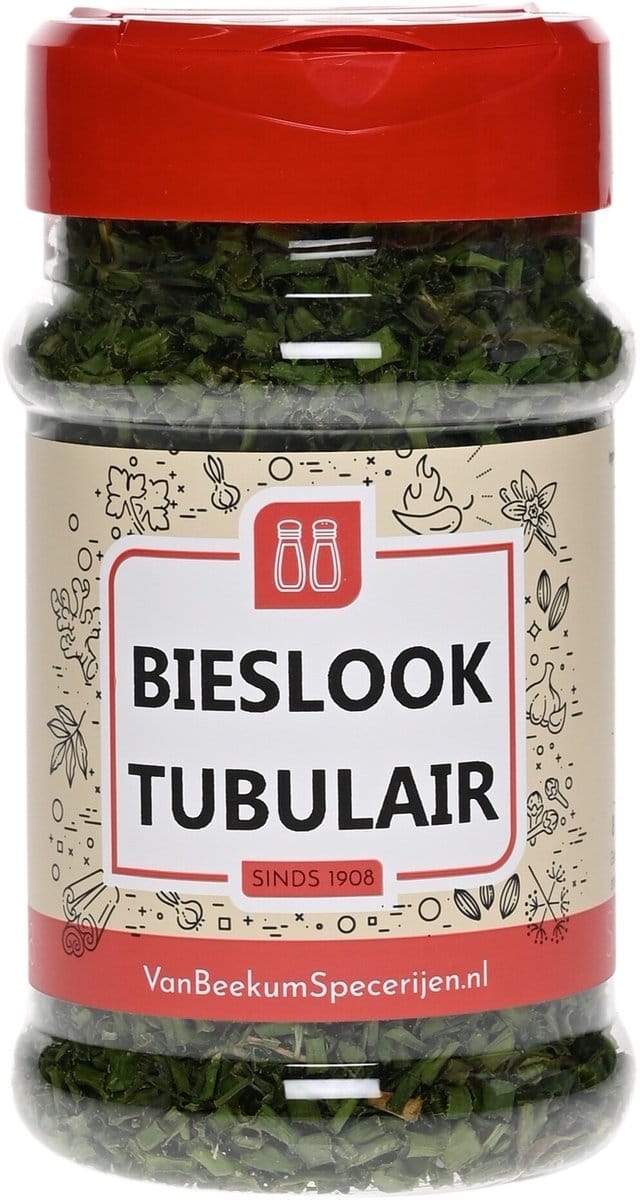 Van Beekum Specerijen - Bieslook Tubulair - Strooibus 20 Gram