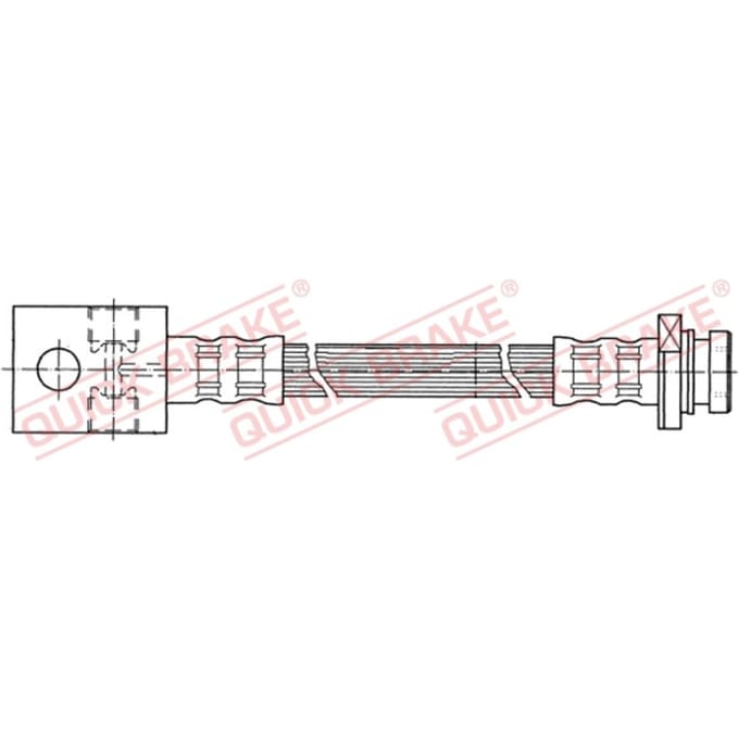 Remleiding QUICK BRAKE 60.006