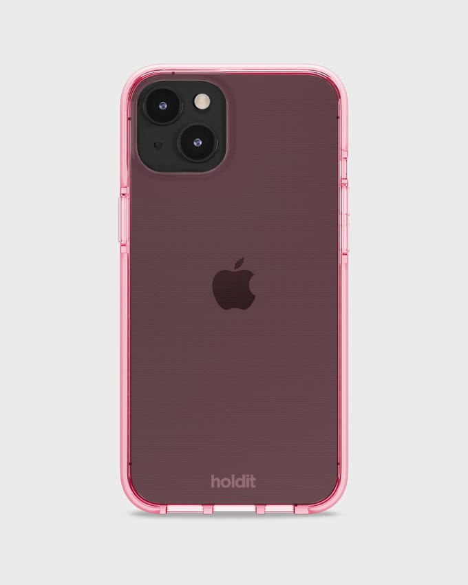 Phone case Seethru Bright Pink iPhone 14 Plus