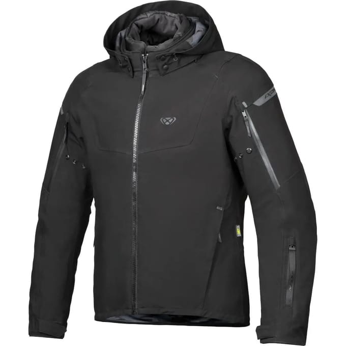 Motorjas IXON Burning zwart maat XL
