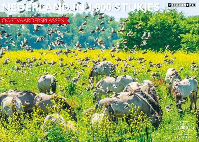 Nederland in 1000 stukjes - Oostvaardersplassen - Puzzeltijd