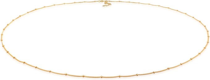 Elli - Sieradenboxen - Dames Taille ketting Bol Basis Boho in 925 Sterling Zilver Verguld - Dames
